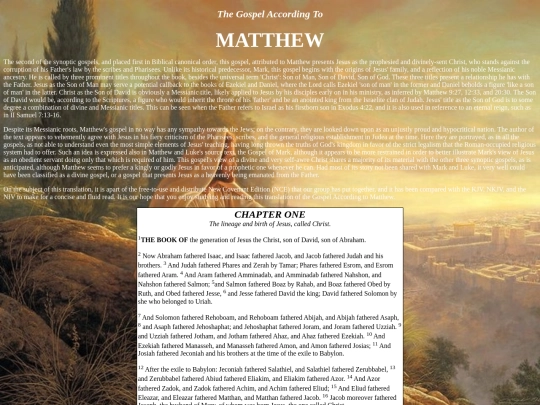 Matthew screenshot