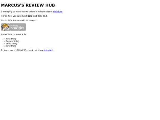 index screenshot