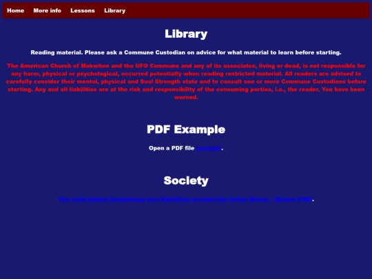 library screenshot