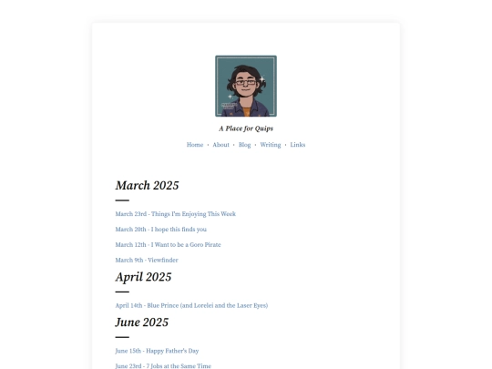 blog screenshot