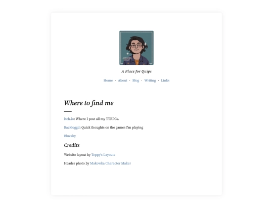 links screenshot