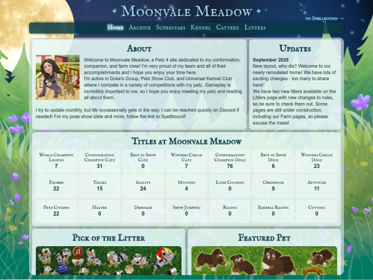 Moonvale/home screenshot