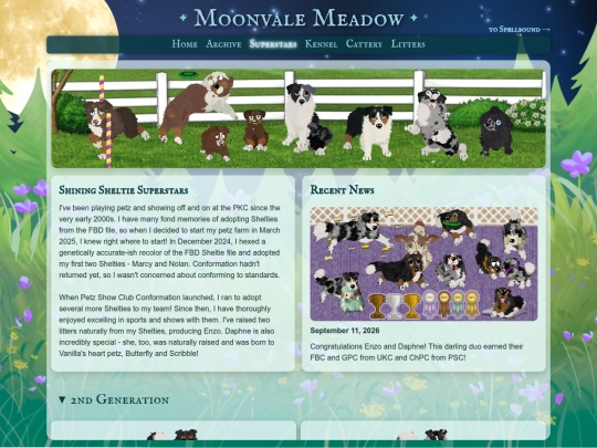 Moonvale/shelties screenshot