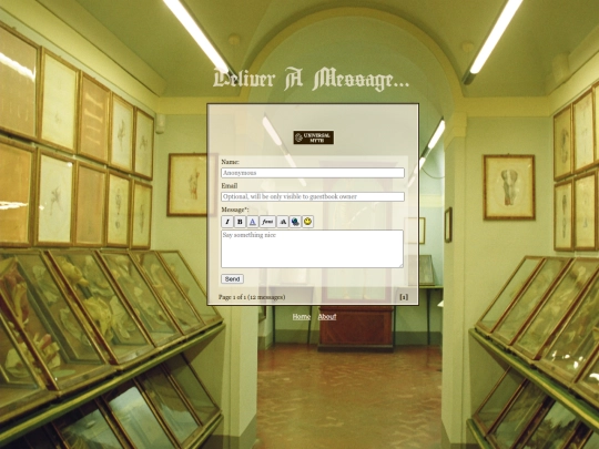 guestbook screenshot