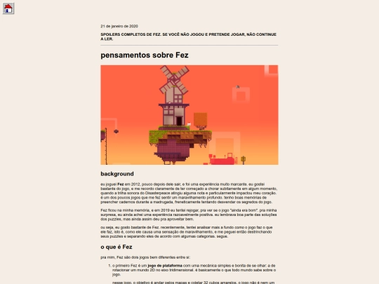 blog/fez screenshot