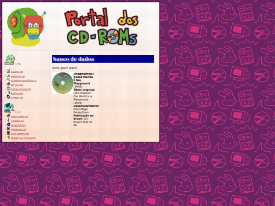 cdroms/database screenshot