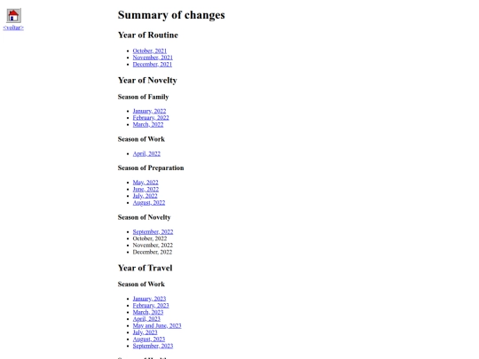changes screenshot