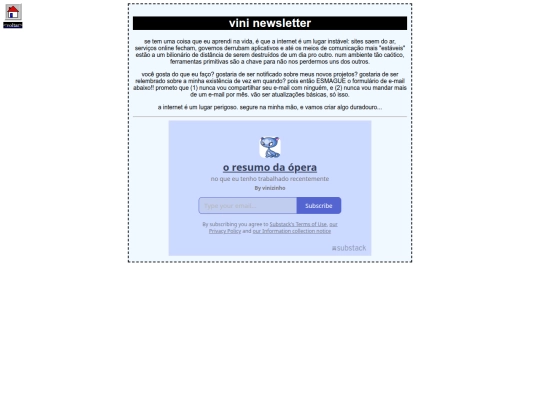newsletter screenshot