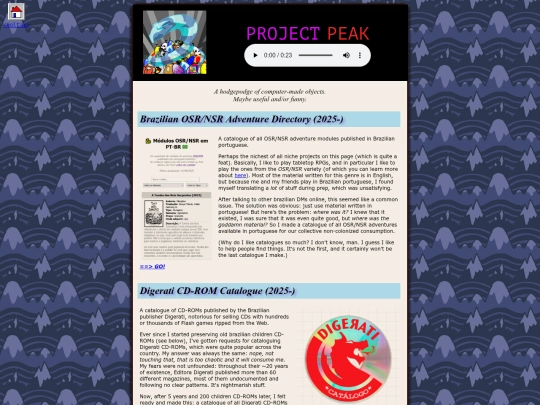 projects screenshot