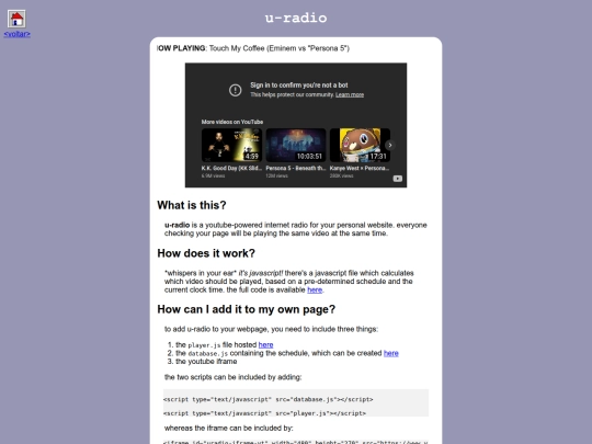 projects/u-radio screenshot