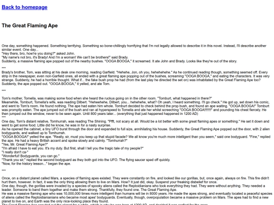 other-writing/thegreatflamingape screenshot