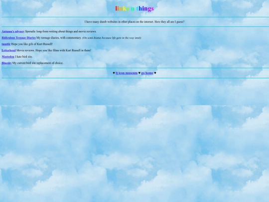 links screenshot