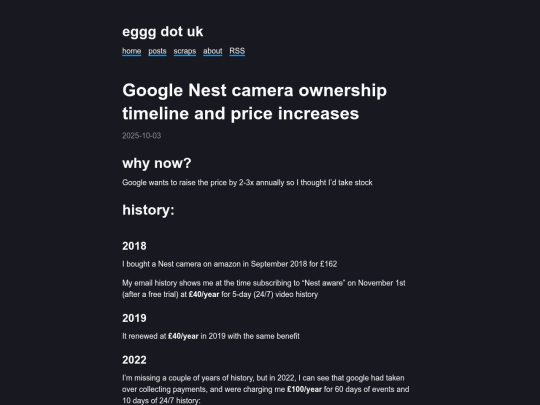 blog/2025-10-03-google-nest-camera-ownership-timeline-and-price-increases screenshot