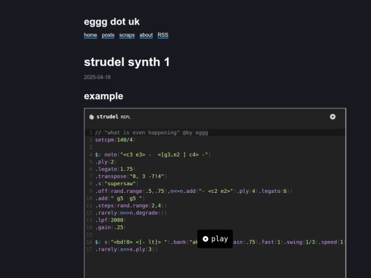 strudel/1 screenshot