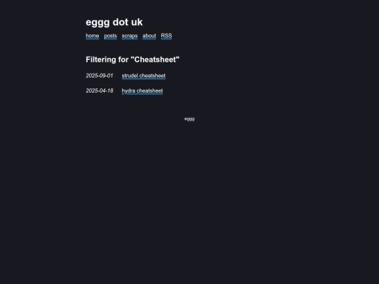 tags/cheatsheet screenshot