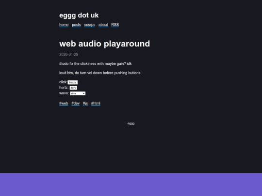 web/audio screenshot
