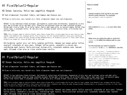 fonts/preview screenshot