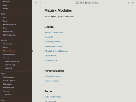 android/magisk-modules screenshot