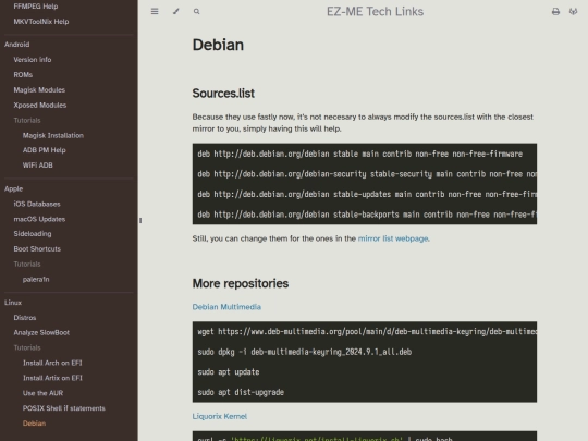 linux/debian screenshot