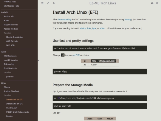 linux/install-arch-efi screenshot