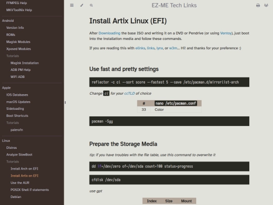 linux/install-artix-efi screenshot