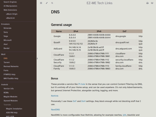 multi/dns screenshot