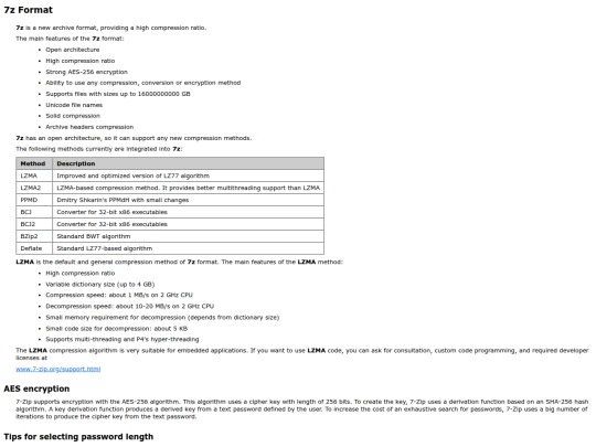 test/7z/general/7z screenshot