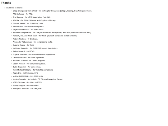 test/7z/general/thanks screenshot