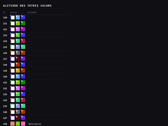 test/tetris screenshot