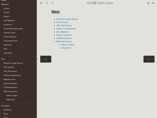 web/Web screenshot