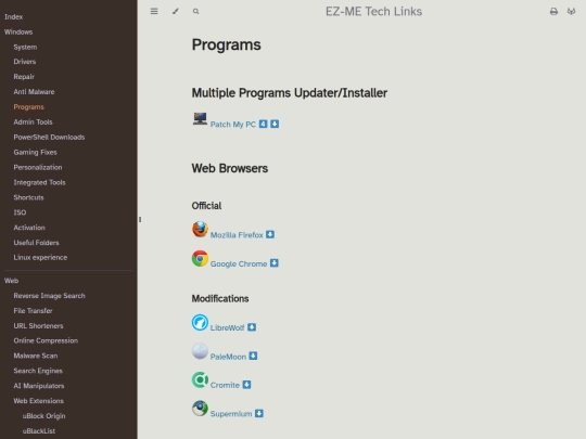 windows/programs screenshot