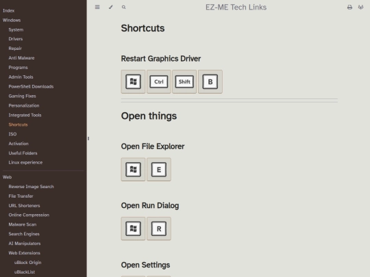 windows/shortcuts screenshot