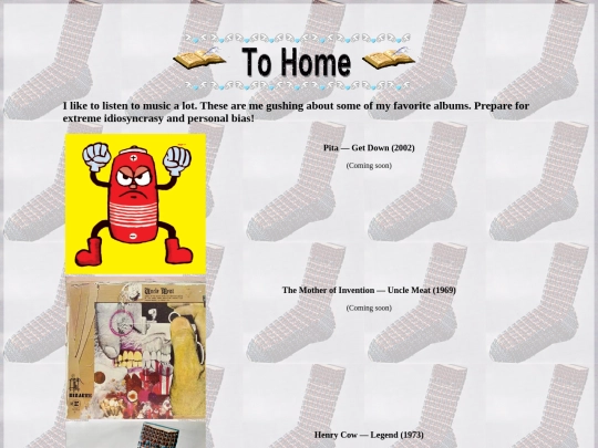 favorite-albums screenshot