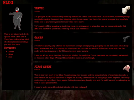 blog screenshot