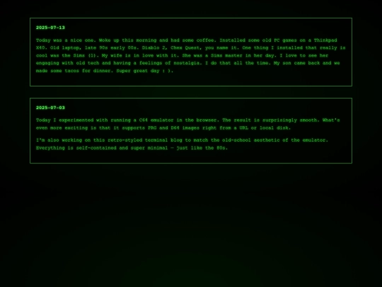 blog screenshot