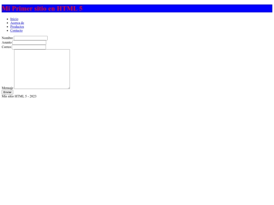 CSS/Contacto screenshot