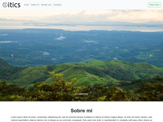 Proyecto Final/Sobre mi screenshot