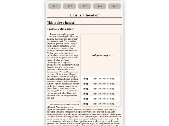 layouts/blog screenshot