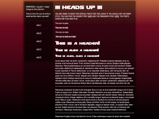 layouts/doom screenshot