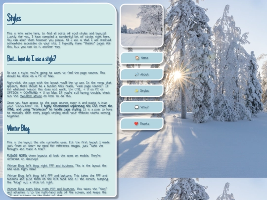 styles screenshot