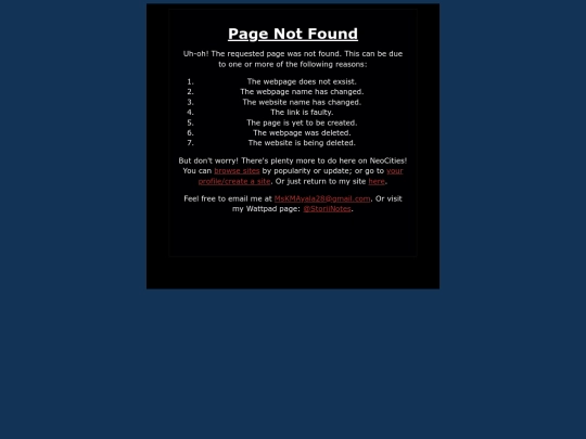 not_found screenshot