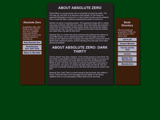 about/absolutezero screenshot