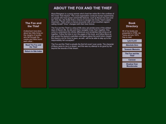 about/thefoxandthethief screenshot