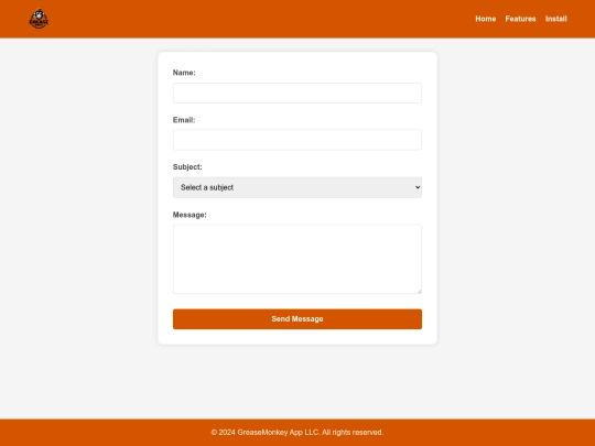 support screenshot