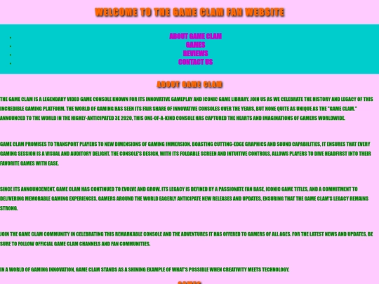 Game_Clam screenshot