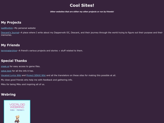 cool-sites screenshot