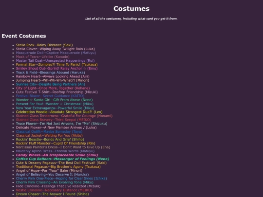 costume-list-new screenshot