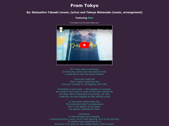 song-pages/ln/from-tokyo-original screenshot