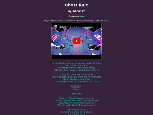 song-pages/ln/ghost-rule-original screenshot