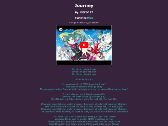song-pages/mixed/journey-original screenshot